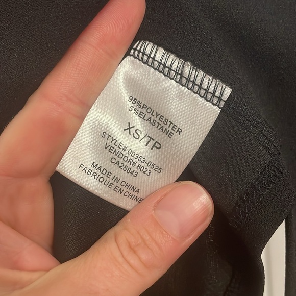 Black bodysuit with lace back detail - Picture 5 of 5